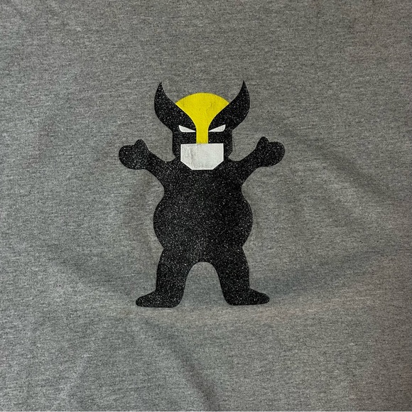 Grizzly x Wolverine Tee Grey Size Medium ($30) - Picture 4 of 4